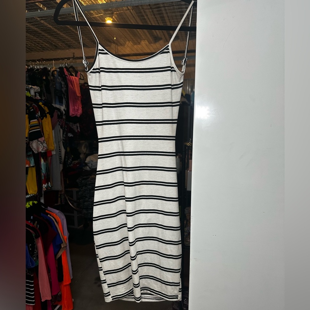 Striped Sleeveless Dress